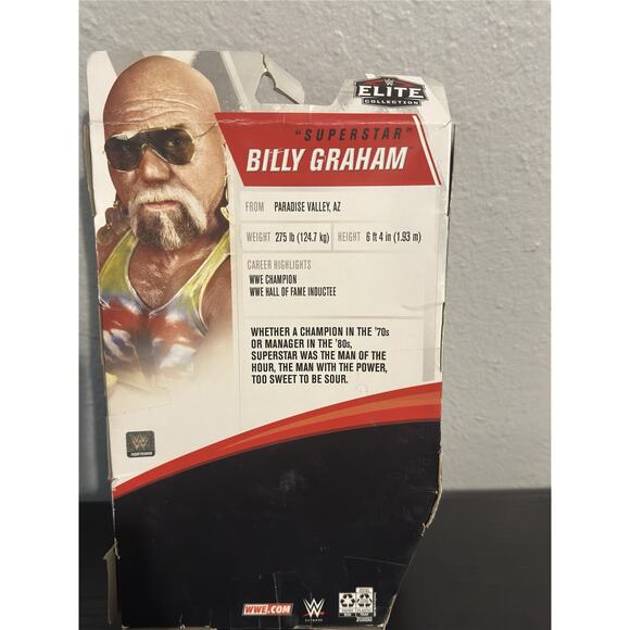 2020 WWE Elite WWF Collectors Edition Superstar Billy Graham Signed no Coa - Picture 3 of 3